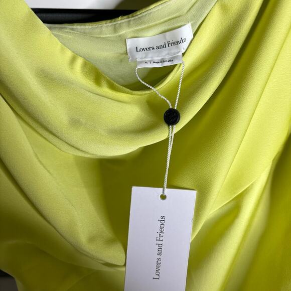 Lovers and Friends Amina Midi Dress Green Size XL NWT - Picture 6 of 6